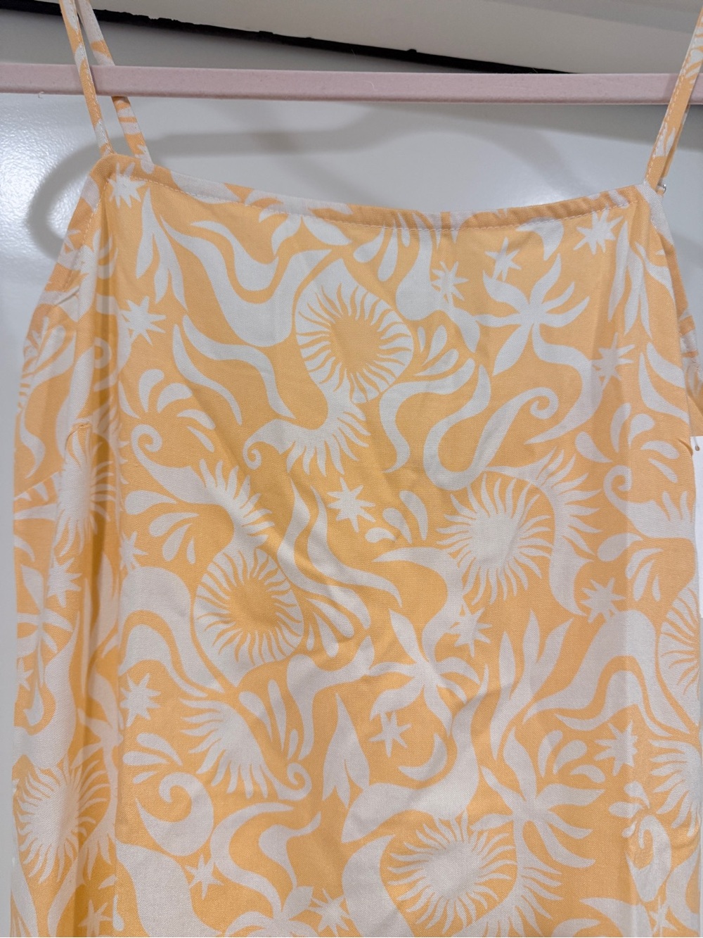 Billabong Peach and White Floral Slip Dress - Picture 3 of 4